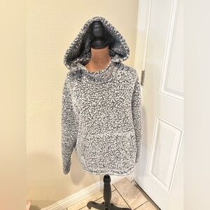 PINK Victoria's Secret Gray Cowl Neck Sweater